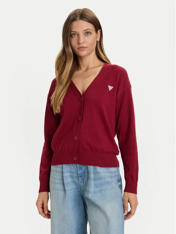 Strickjacke · Rot · Regular Fit