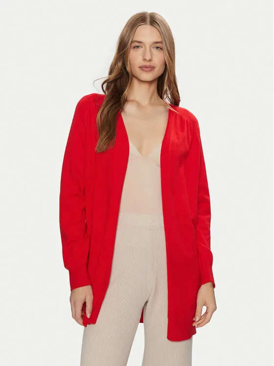 Strickjacke · Rot · Relaxed Fit