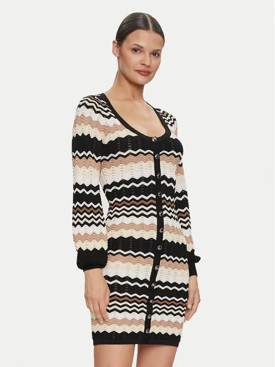 Strickjacke · Schwarz · Regular Fit