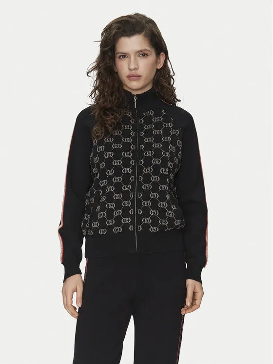 Strickjacke · Schwarz · Regular Fit