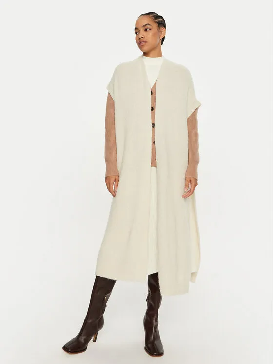 Strickjacke · Weiß · Relaxed Fit