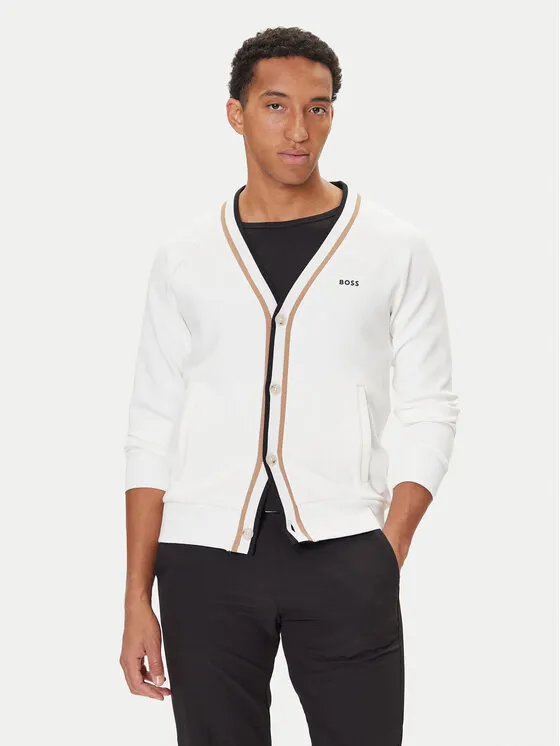 Strickjacke · Weiß