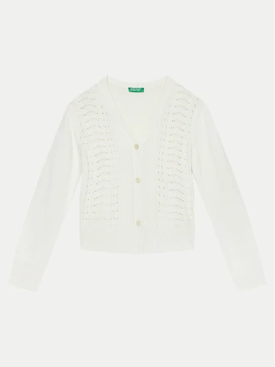 Strickjacke · Weiß