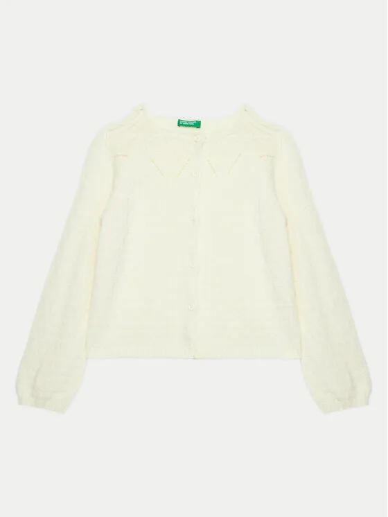 Strickjacke · Weiß