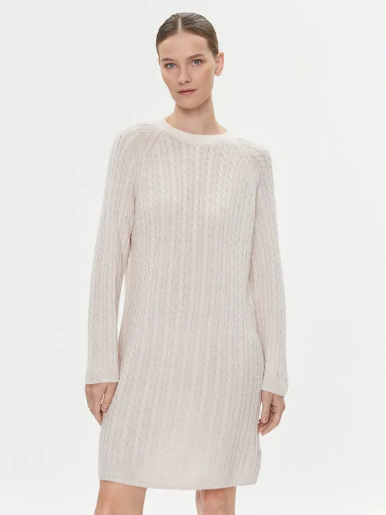 Strickkleid · Beige · Mini