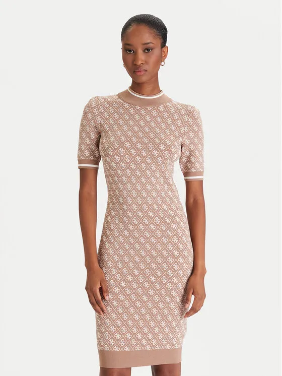 Strickkleid · Beige · Mini