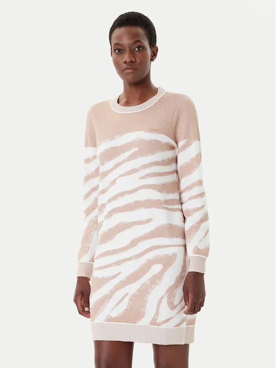 Strickkleid · Beige · Mini