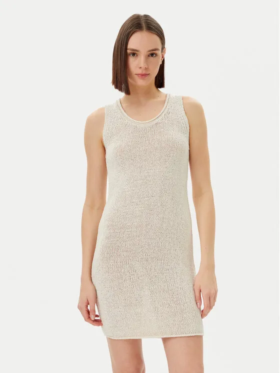 Strickkleid · Beige · Mini