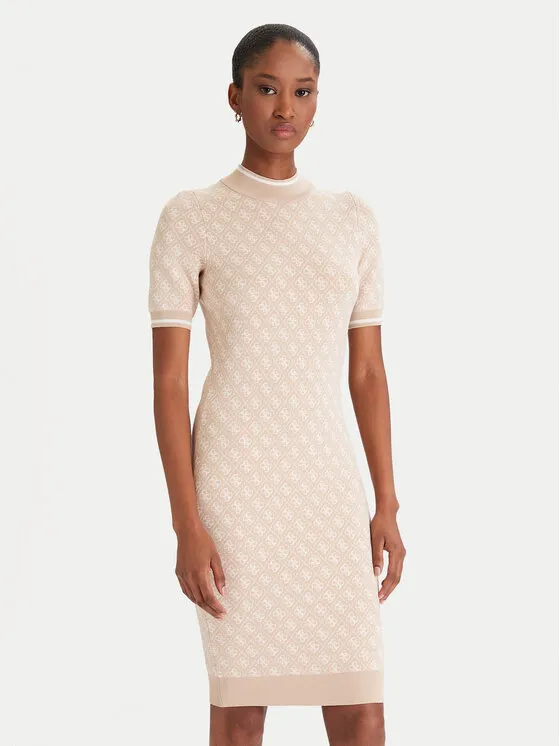 Strickkleid · Beige · Mini