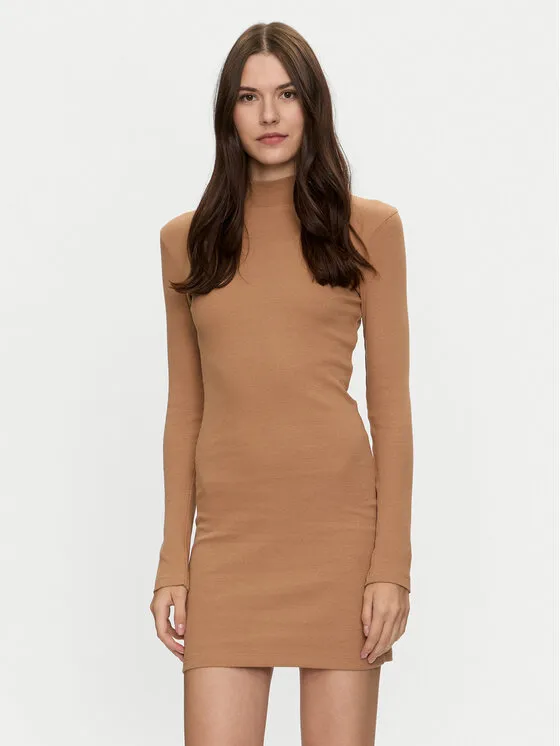 Strickkleid · Beige · Mini