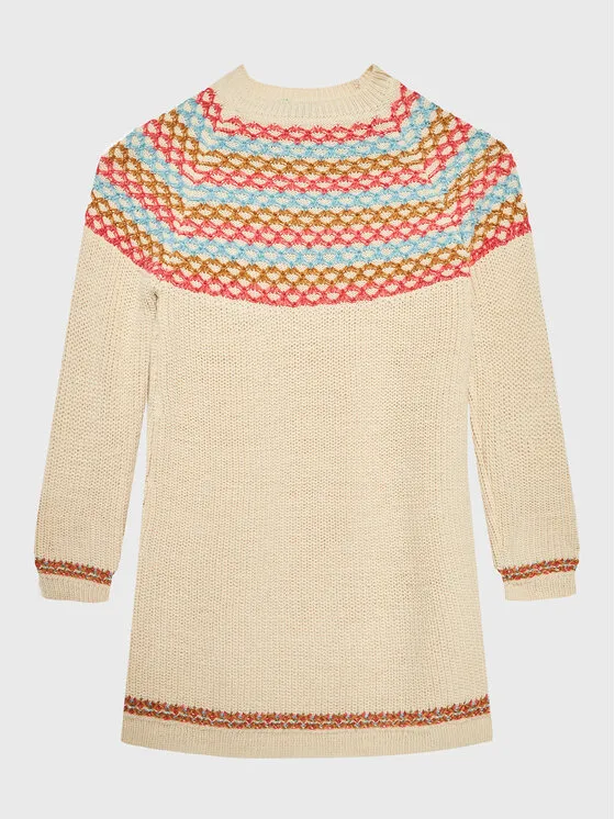 Strickkleid · Beige