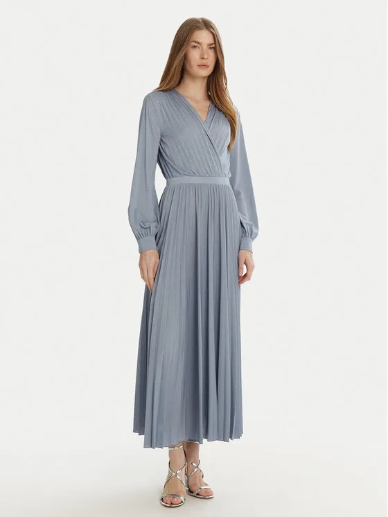Strickkleid · Blau · Maxi