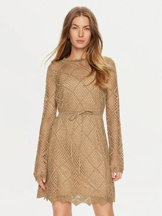 Strickkleid · Braun · Mini