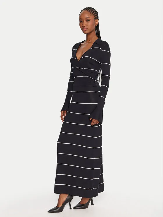 Strickkleid · Dunkelblau · Maxi