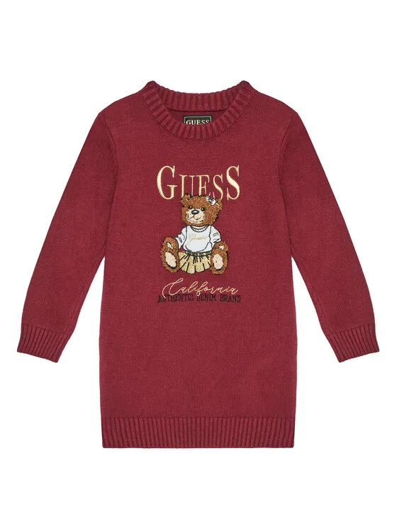 Strickkleid · Dunkelrot