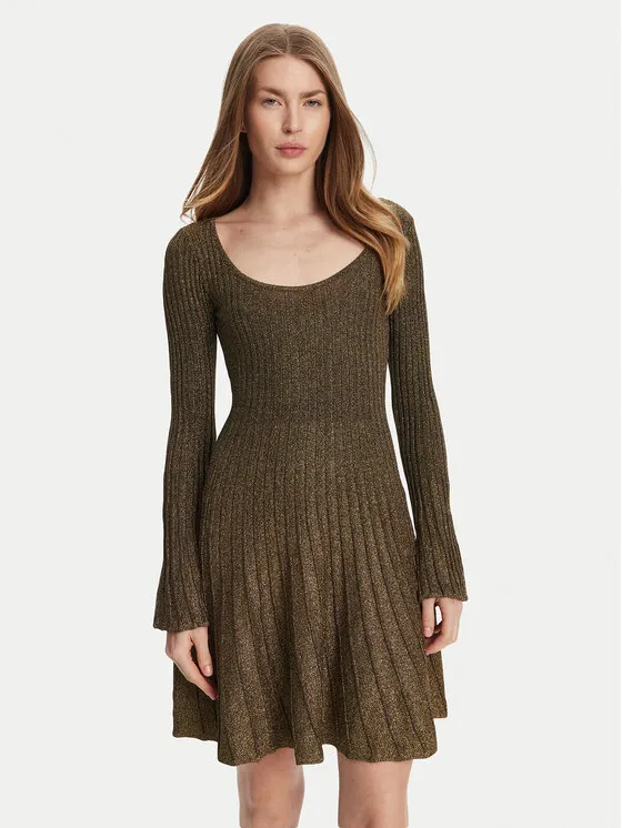 Strickkleid · Grün · Mini