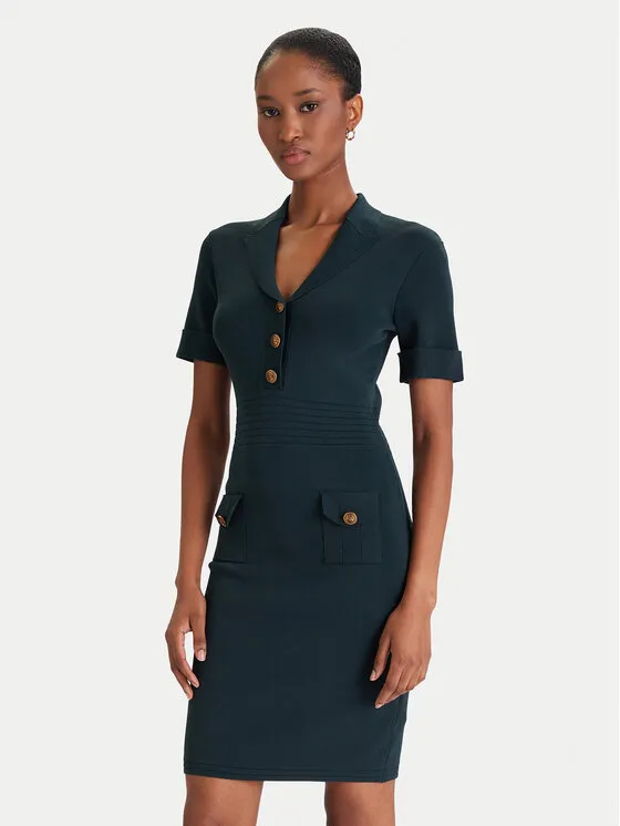 Strickkleid · Grün · Mini