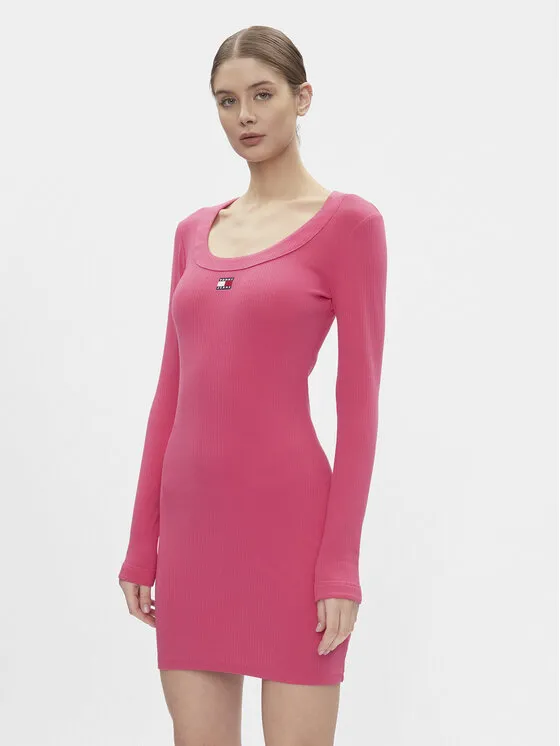 Strickkleid · Rosa · Mini