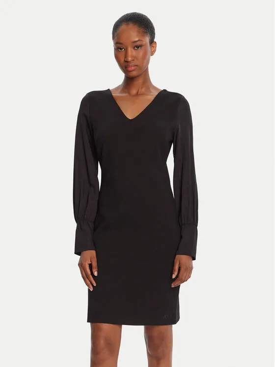 Strickkleid · Schwarz · Mini