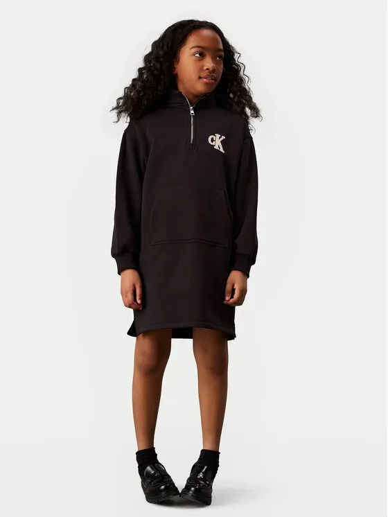 Strickkleid · Schwarz