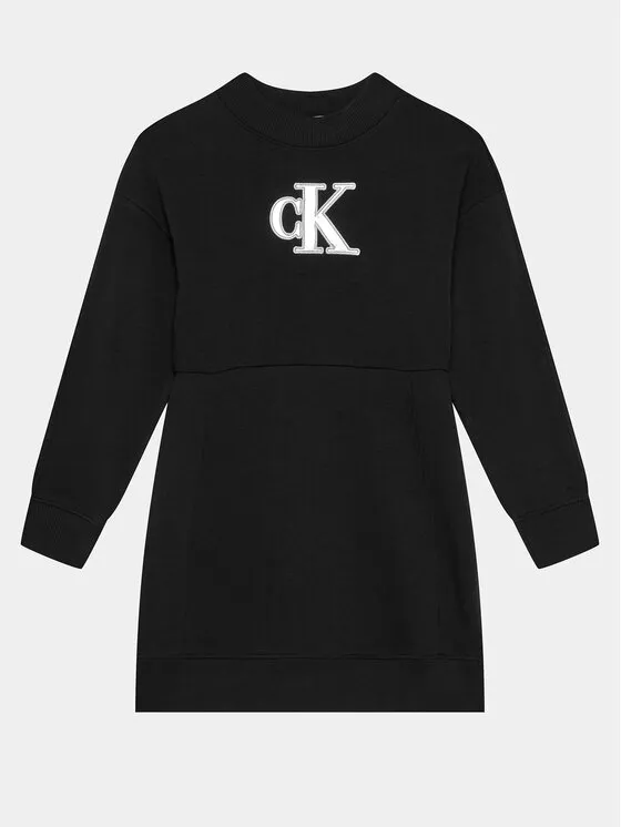 Strickkleid · Schwarz