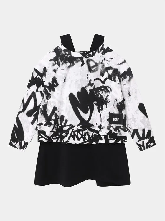 Strickkleid · Schwarz