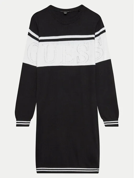 Strickkleid · Schwarz