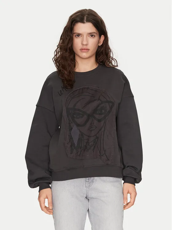 Sweatshirt · Grau · Regular Fit