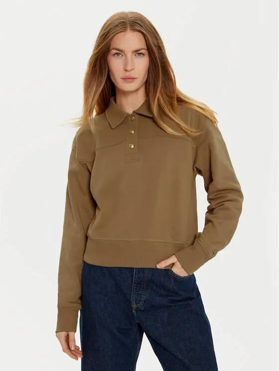 Sweatshirt · Khakifarben · Regular Fit