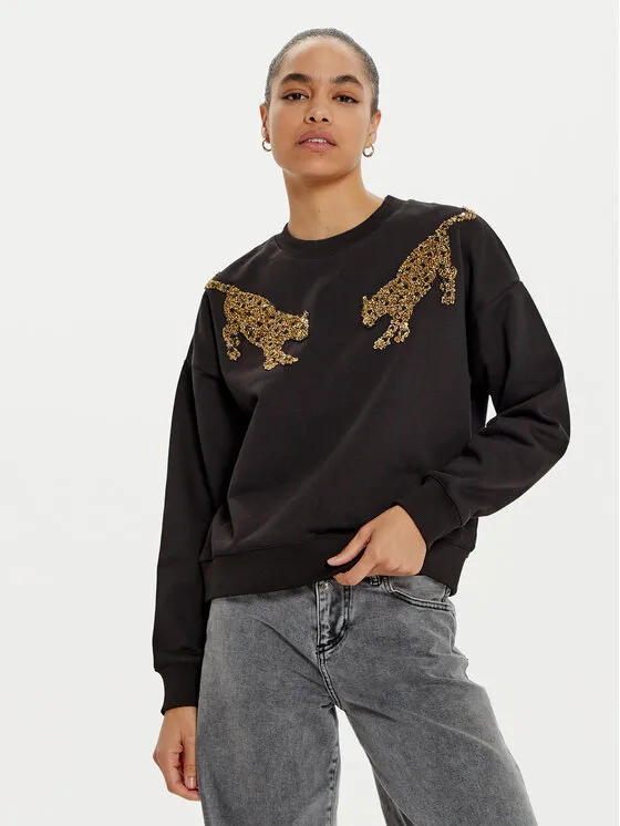 Sweatshirt · Schwarz · Regular Fit