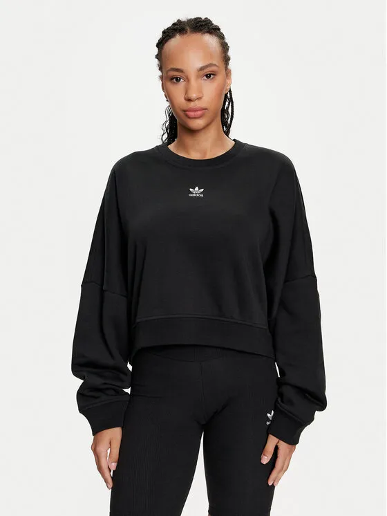 Sweatshirt · Schwarz · Relaxed Fit