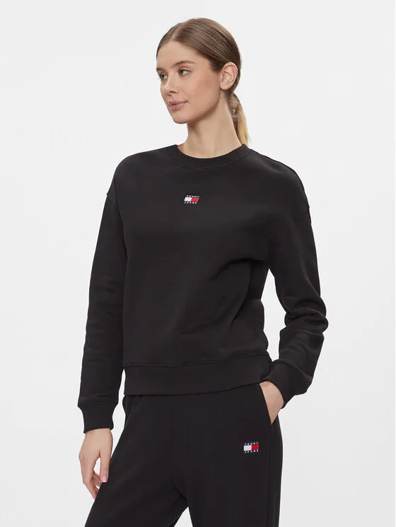 Sweatshirt · Schwarz · Relaxed Fit