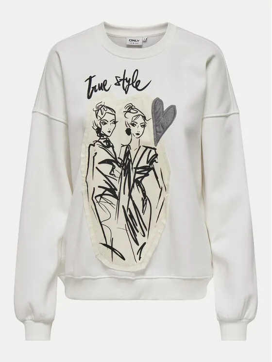 Sweatshirt · Weiß · Regular Fit