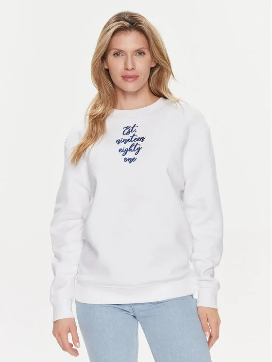 Sweatshirt · Weiß · Regular Fit