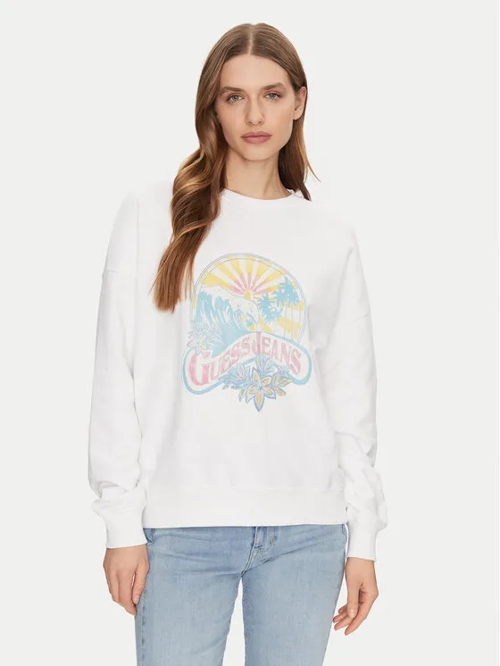 Sweatshirt · Weiß · Regular Fit