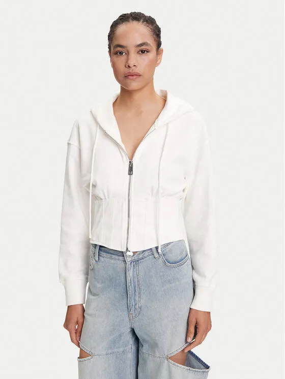 Sweatshirt · Weiß · Relaxed Fit