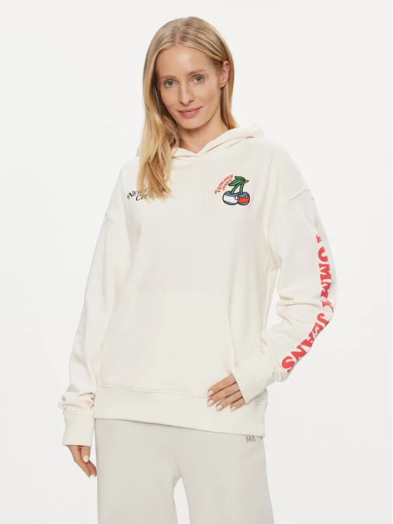 Sweatshirt · Weiß · Relaxed Fit