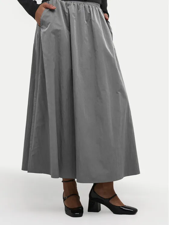 Trapezförmiger Rock · Grau