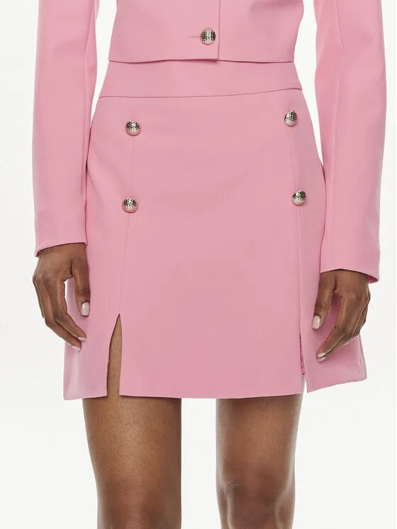 Trapezförmiger Rock · Rosa · Mini