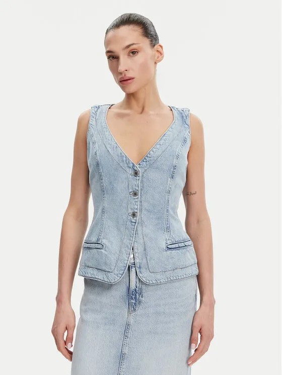 Weste · Blau
