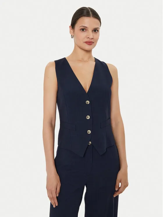 Weste · Dunkelblau · Regular Fit