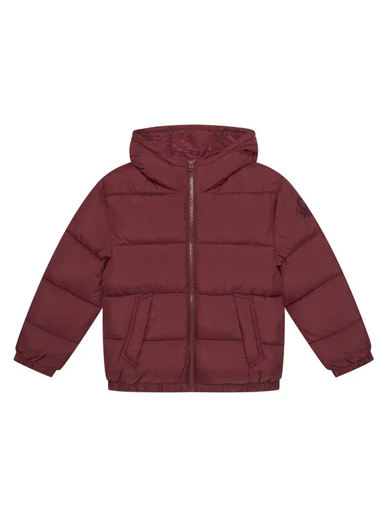 Winterjacke · Dunkelrot