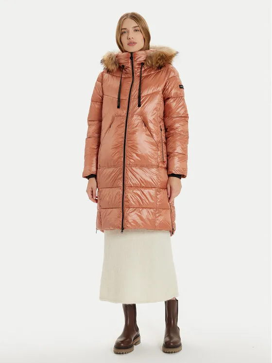 Winterjacke · Kupferfarben