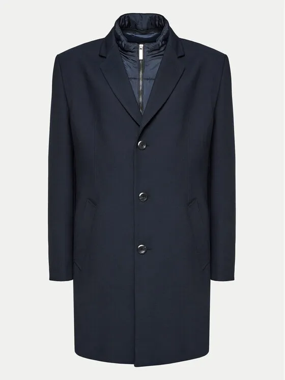 Wollmantel · Dunkelblau