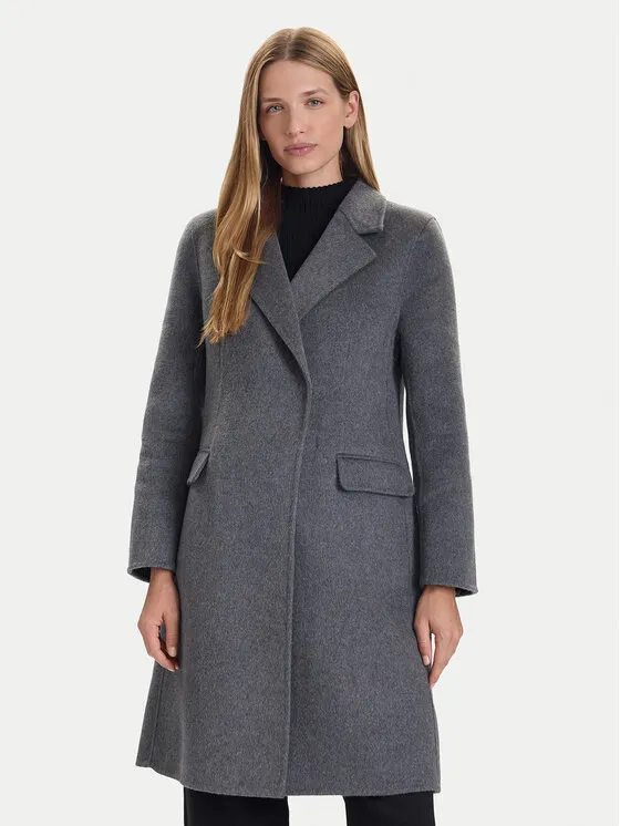 Wollmantel · Grau