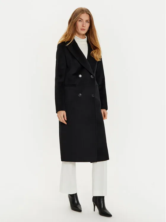 Wollmantel · Schwarz