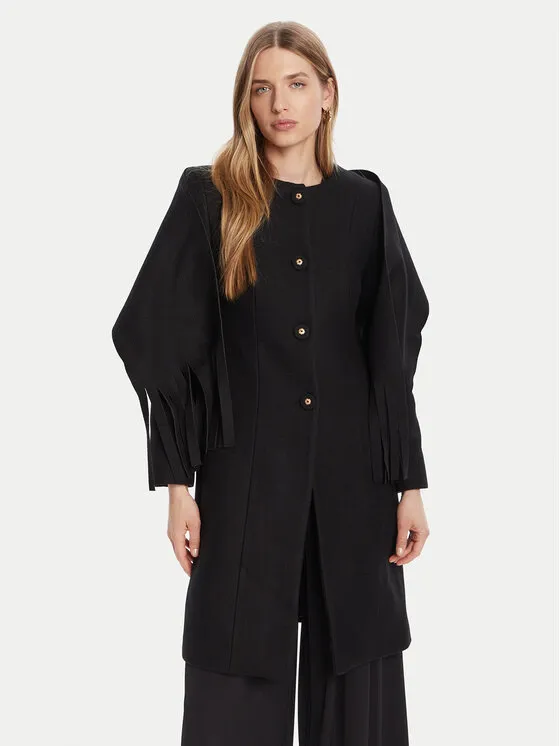 Wollmantel · Schwarz