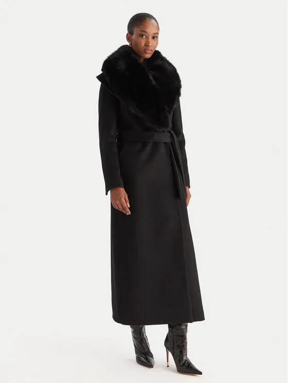 Wollmantel · Schwarz