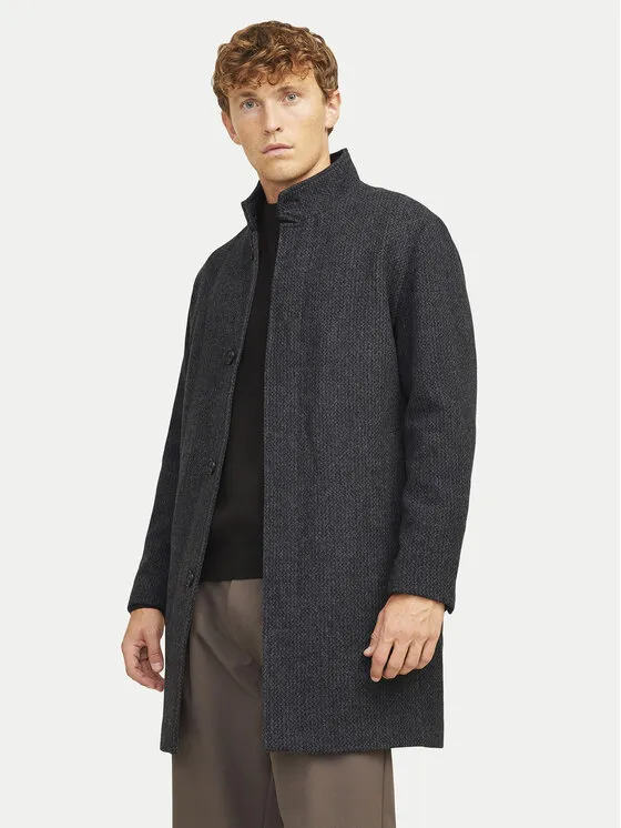 Wollmantel · Schwarz