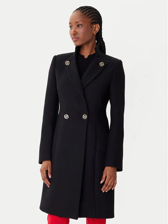 Wollmantel · Schwarz